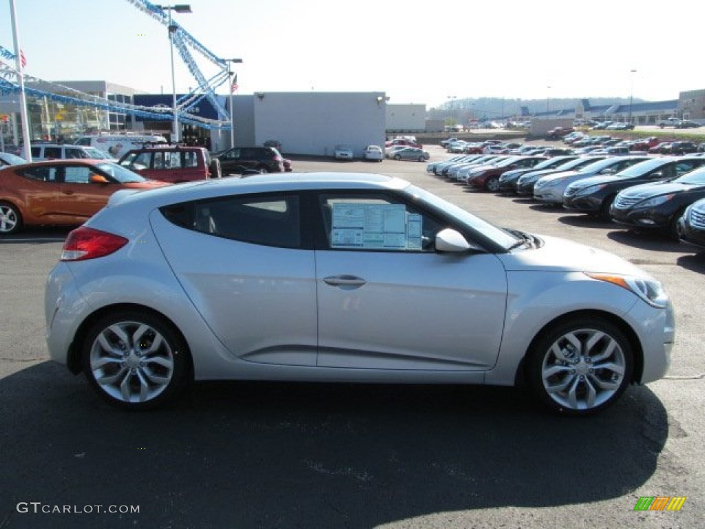 2012 Veloster  - Ironman Silver / Black photo #2