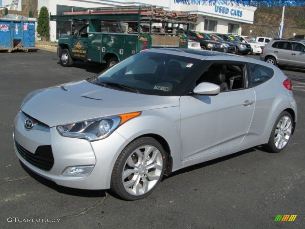 Ironman Silver 2012 Hyundai Veloster Standard Veloster Model Exterior Photo #62747404