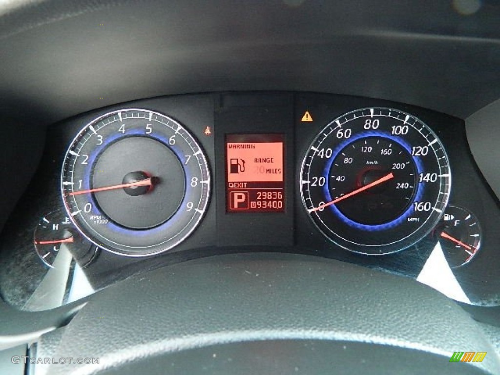 2008 Infiniti EX 35 Journey AWD Gauges Photo #62747599