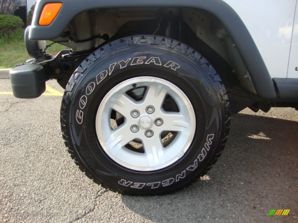 2006 Wrangler Unlimited 4x4 - Bright Silver Metallic / Dark Slate Gray photo #25