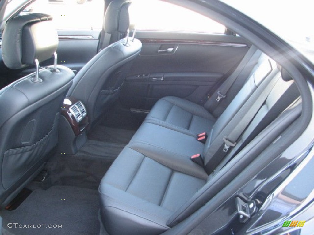 2012 Mercedes-Benz S 550 4Matic Sedan Rear Seat Photo #62750293