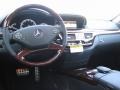 2012 Mercedes-Benz S Black Interior Steering Wheel Photo