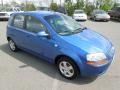 2005 Bright Blue Metallic Chevrolet Aveo LS Hatchback  photo #3