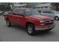 2007 Victory Red Chevrolet Silverado 1500 Classic LT Extended Cab 4x4  photo #1
