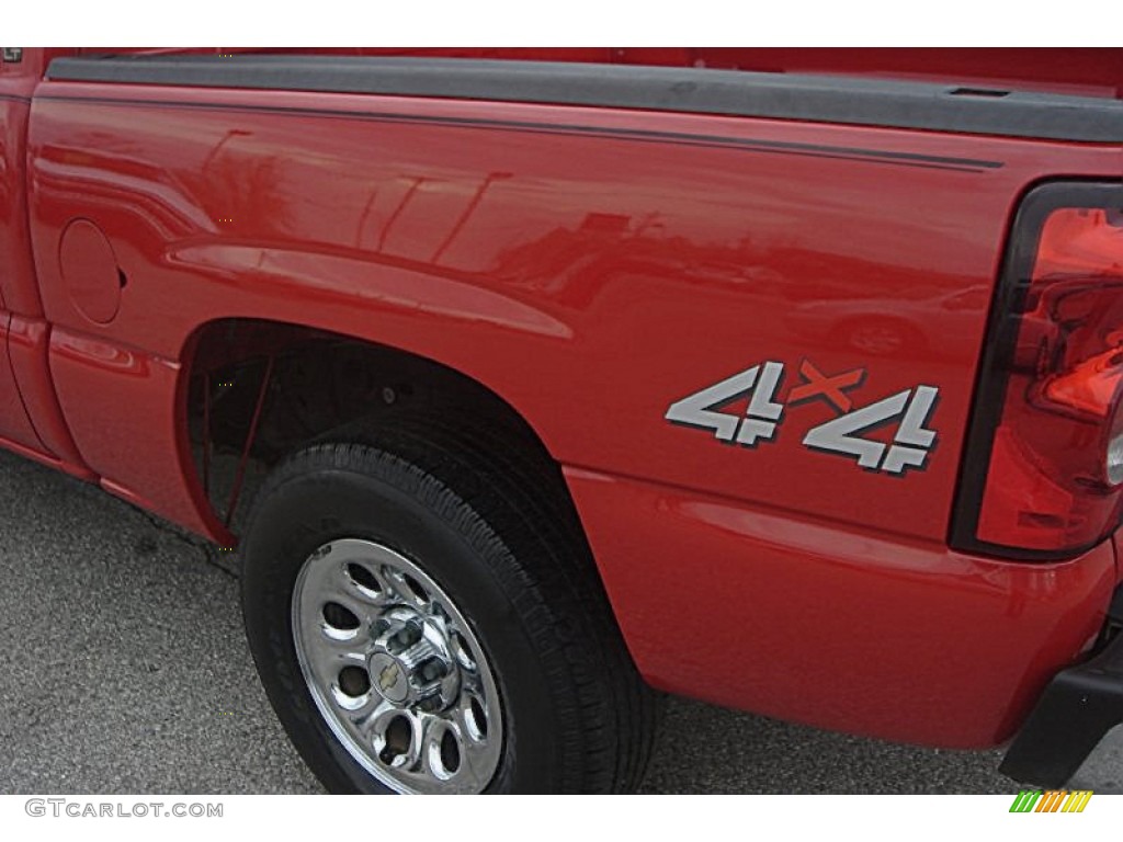 2007 Silverado 1500 Classic LT Extended Cab 4x4 - Victory Red / Dark Charcoal photo #44