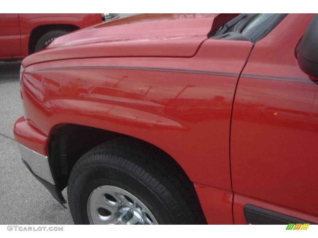 2007 Silverado 1500 Classic LT Extended Cab 4x4 - Victory Red / Dark Charcoal photo #51