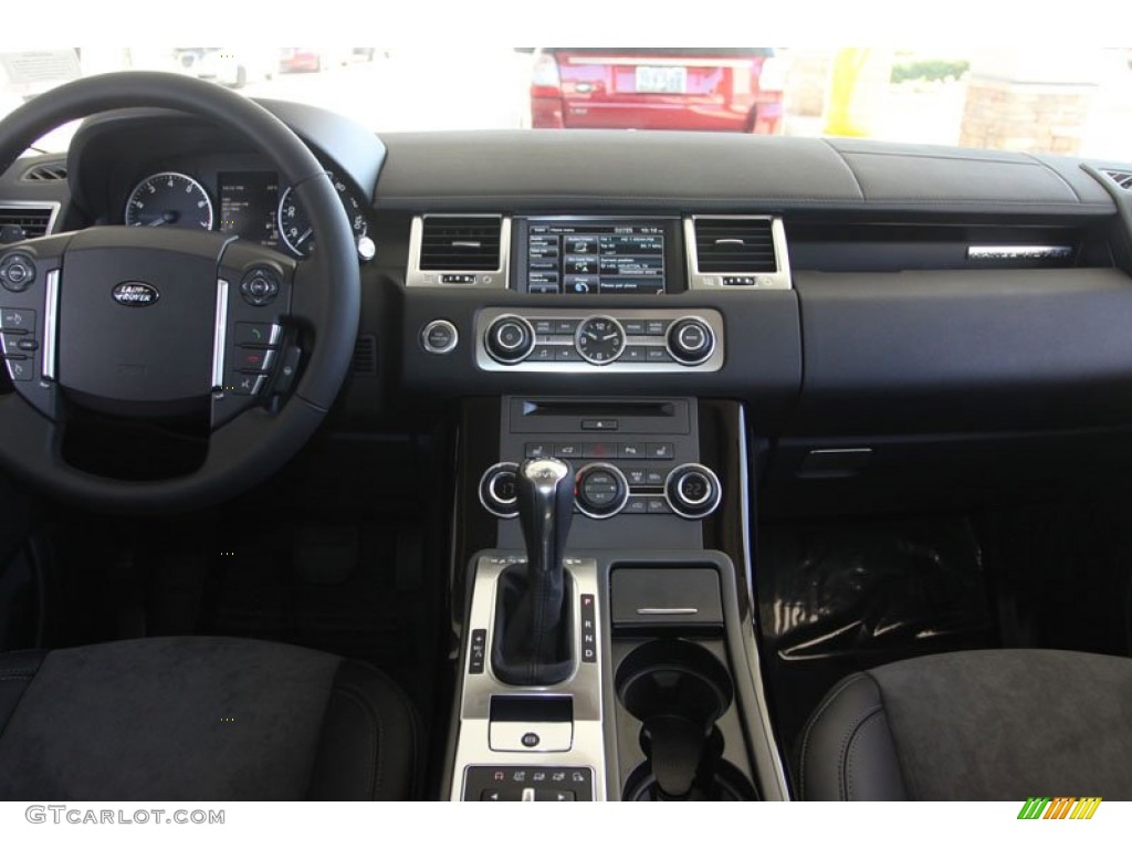 2012 Land Rover Range Rover Sport HSE LUX Ebony/Lunar Alcantara Dashboard Photo #62752714