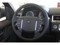 2012 Land Rover Range Rover Sport Ebony/Lunar Alcantara Interior Steering Wheel Photo