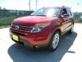 2013 Ruby Red Metallic Ford Explorer Limited  photo #7