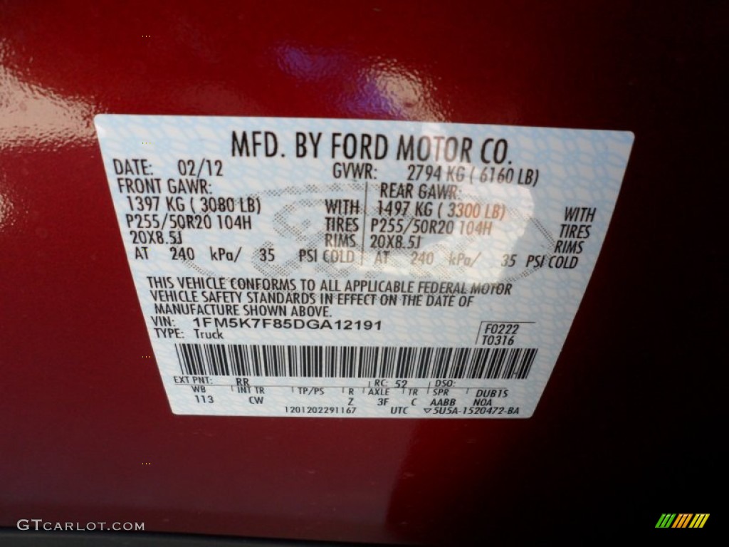 2013 Ford Explorer Limited Parts Photos