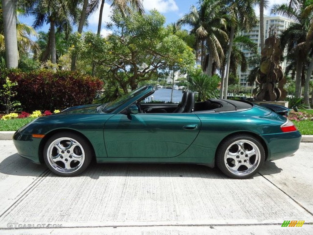 Rain Forest Green Metallic 2001 Porsche 911 Carrera Cabriolet Exterior Photo #62754604