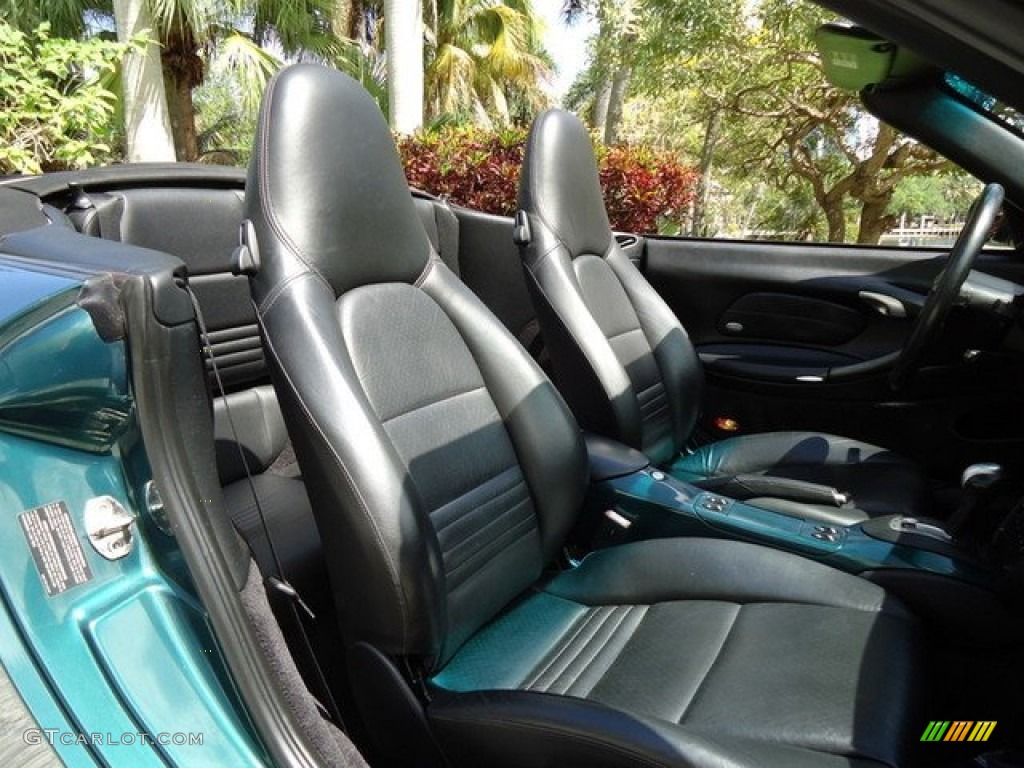Black Interior 2001 Porsche 911 Carrera Cabriolet Photo #62754616
