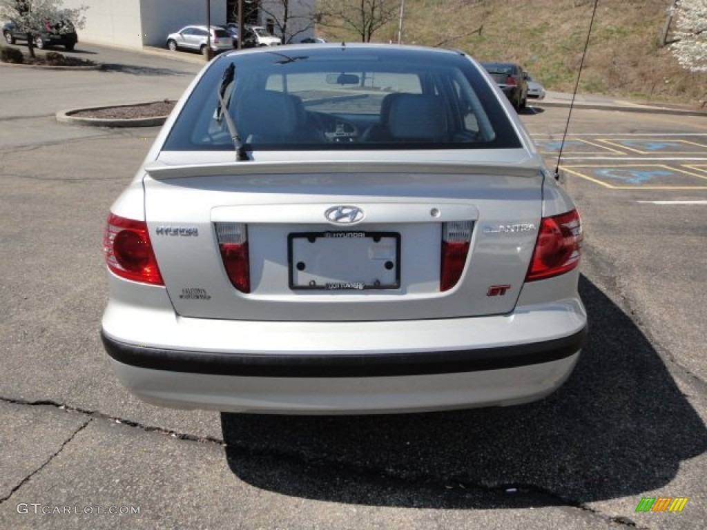 2006 Elantra GLS Hatchback - Sterling Silver / Gray photo #3
