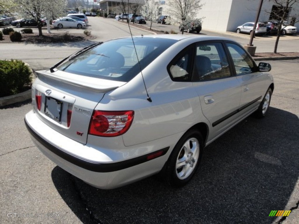 2006 Elantra GLS Hatchback - Sterling Silver / Gray photo #4