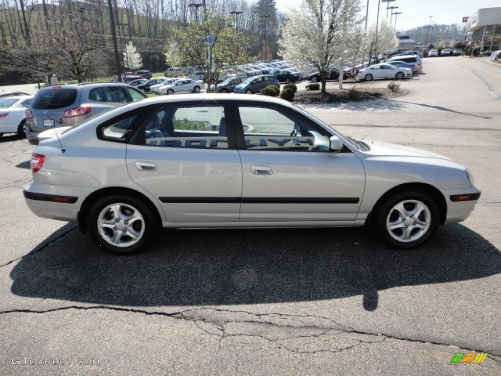 2006 Elantra GLS Hatchback - Sterling Silver / Gray photo #5
