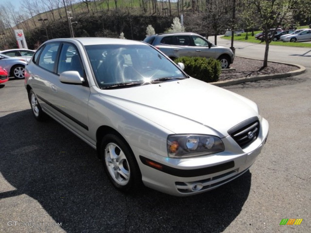 2006 Elantra GLS Hatchback - Sterling Silver / Gray photo #6