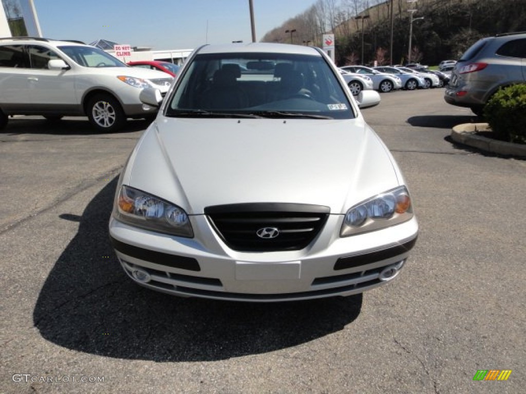 2006 Elantra GLS Hatchback - Sterling Silver / Gray photo #7