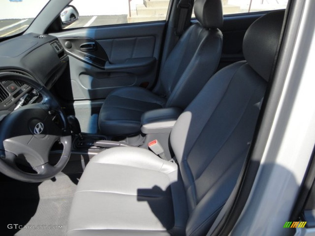 2006 Elantra GLS Hatchback - Sterling Silver / Gray photo #15