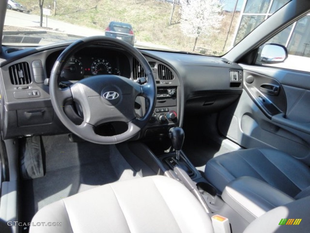 2006 Elantra GLS Hatchback - Sterling Silver / Gray photo #17