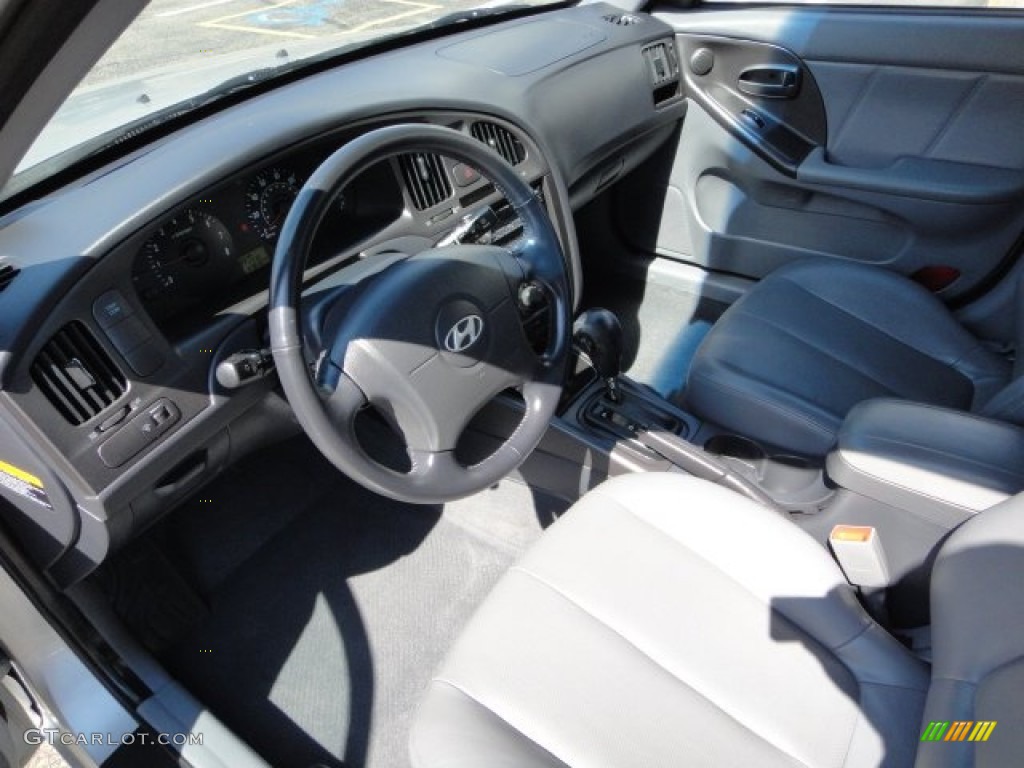 2006 Elantra GLS Hatchback - Sterling Silver / Gray photo #20