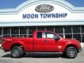 2012 Red Candy Metallic Ford F150 XLT SuperCab 4x4  photo #1