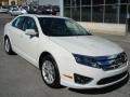 2012 White Suede Ford Fusion S  photo #2