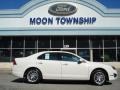 2012 White Suede Ford Fusion SEL  photo #1