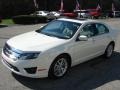 2012 White Suede Ford Fusion SEL  photo #4