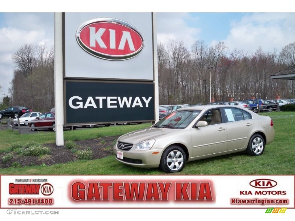 2007 Optima LX - Light Almond Beige Metallic / Beige photo #1