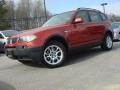 2004 Flamenco Red Metallic BMW X3 2.5i  photo #2