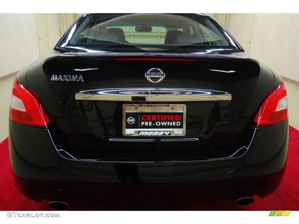 2011 Maxima 3.5 SV Sport - Super Black / Charcoal photo #5