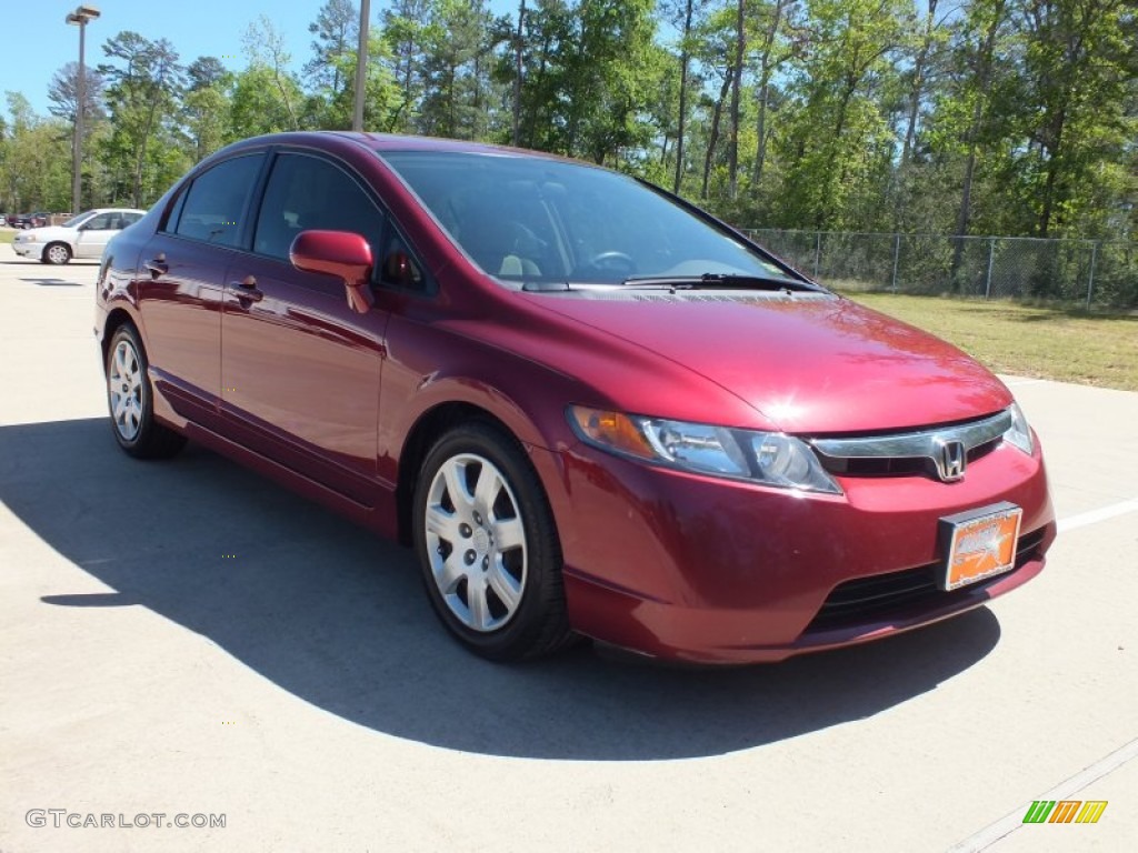 Tango Red Pearl Honda Civic