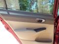 2007 Tango Red Pearl Honda Civic LX Sedan  photo #14