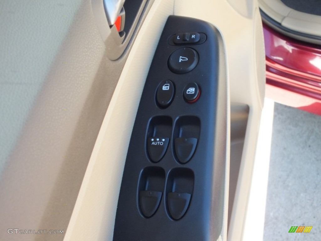 2007 Civic LX Sedan - Tango Red Pearl / Ivory photo #16