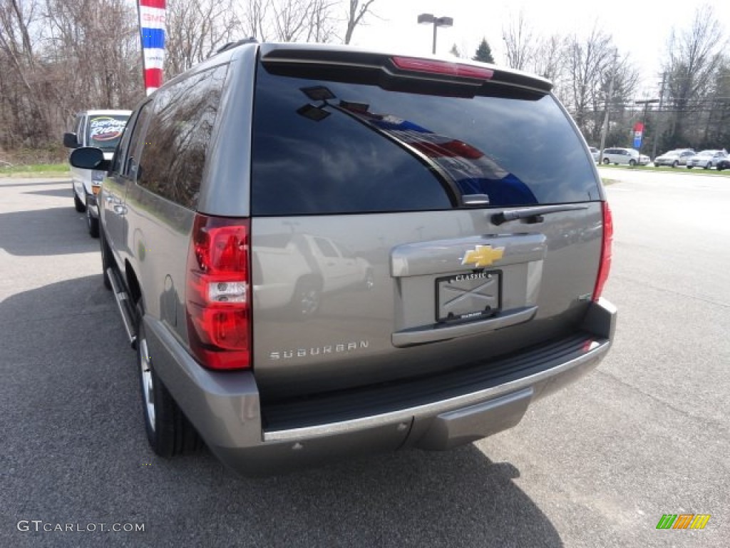 2012 Suburban LTZ 4x4 - Graystone Metallic / Ebony photo #4