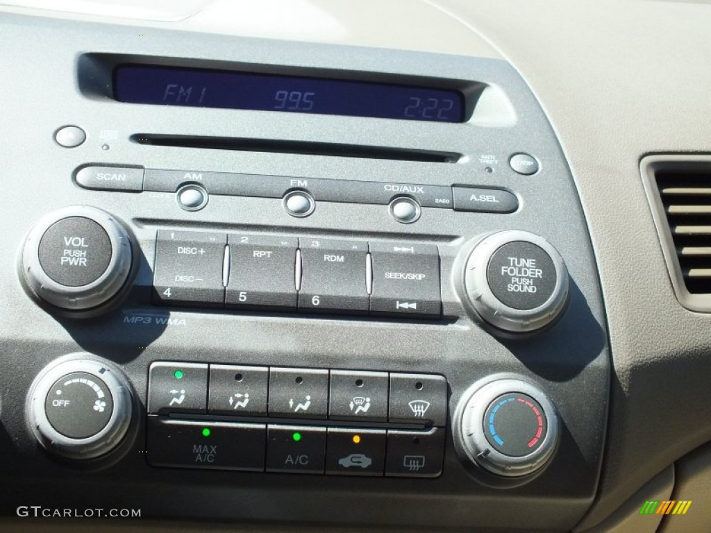 2007 Civic LX Sedan - Tango Red Pearl / Ivory photo #31