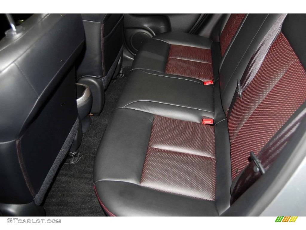 Black/Red w/Silver Trim Interior 2011 Nissan Juke SL Photo #62761512