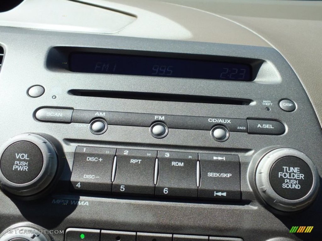 2007 Civic LX Sedan - Tango Red Pearl / Ivory photo #33