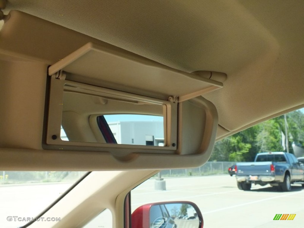 2007 Civic LX Sedan - Tango Red Pearl / Ivory photo #38