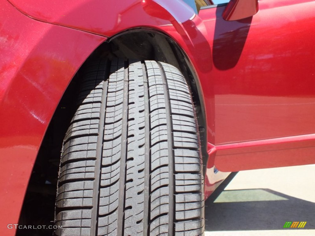2007 Civic LX Sedan - Tango Red Pearl / Ivory photo #43