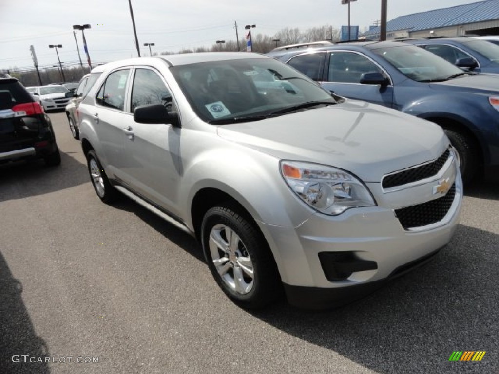 2012 Equinox LS - Silver Ice Metallic / Jet Black photo #3