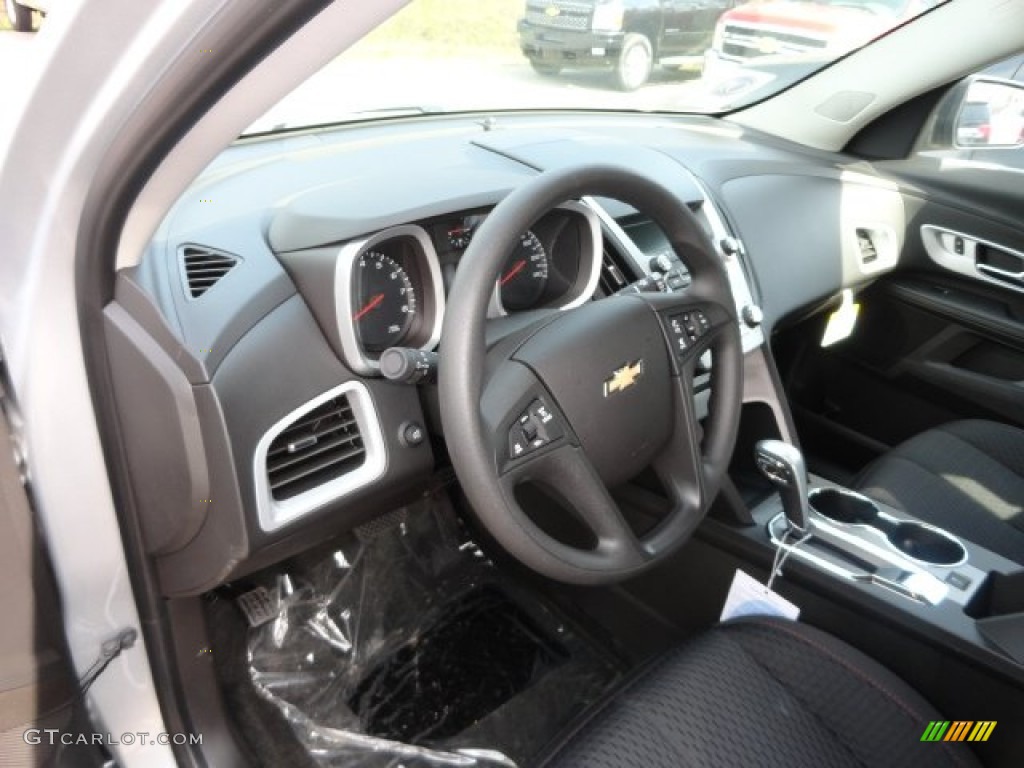 2012 Equinox LS - Silver Ice Metallic / Jet Black photo #8