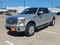 2012 Ingot Silver Metallic Ford F150 Lariat SuperCrew 4x4  photo #9