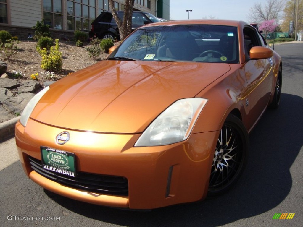 2003 350Z Coupe - Le Mans Sunset / Carbon Black photo #1