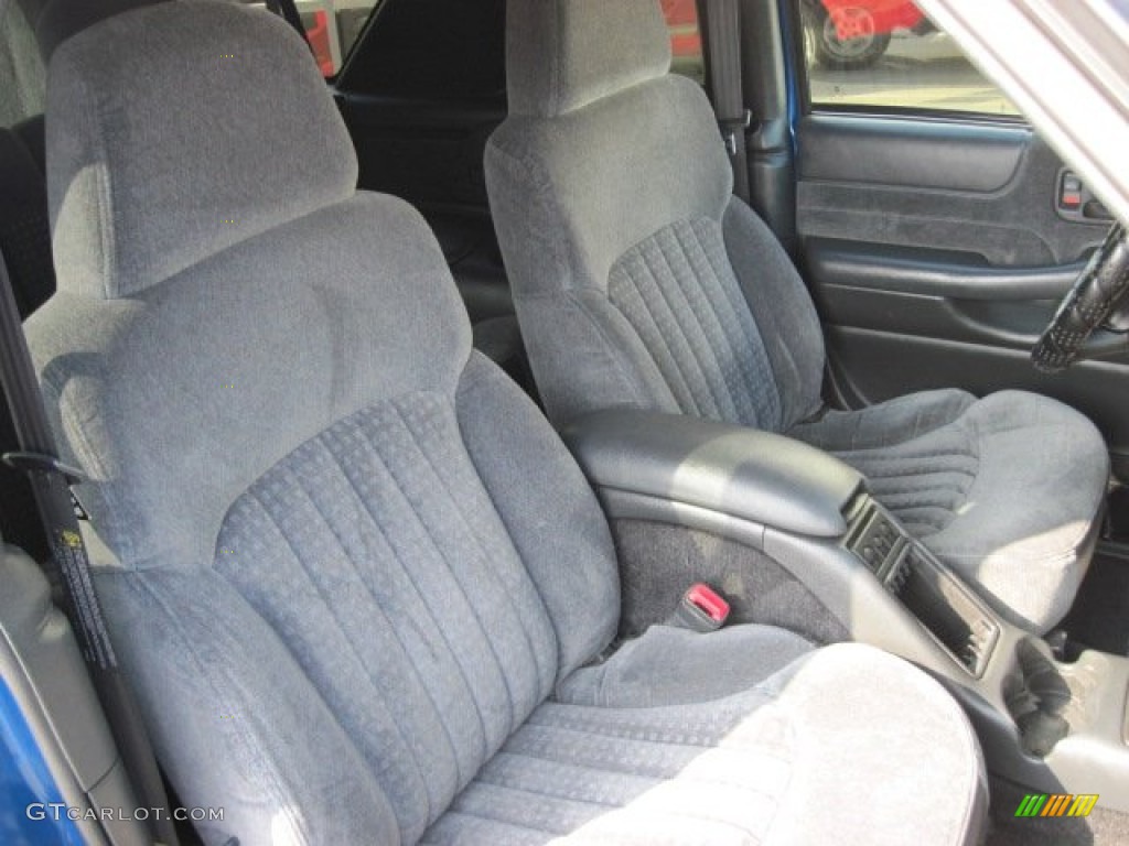 2000 Blazer LS 4x4 - Space Blue Metallic / Graphite Gray photo #5