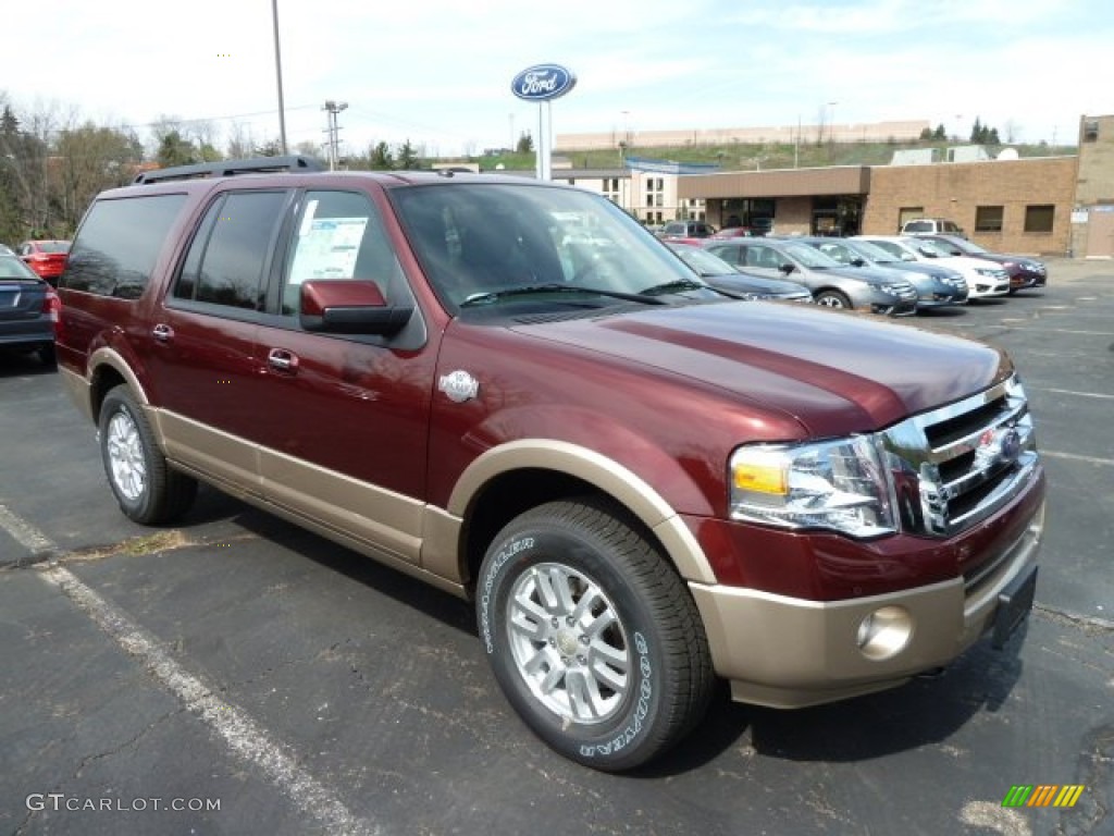 2012 Expedition EL King Ranch 4x4 - Autumn Red Metallic / Chaparral photo #1