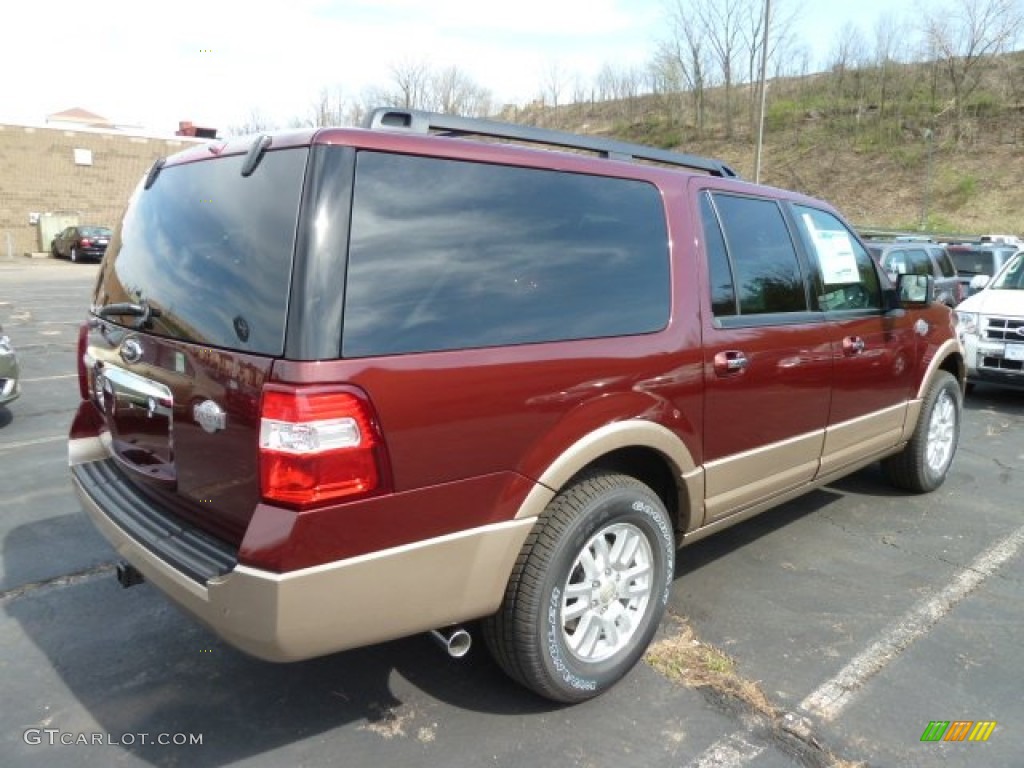 Autumn Red Metallic 2012 Ford Expedition EL King Ranch 4x4 Exterior Photo #62763520