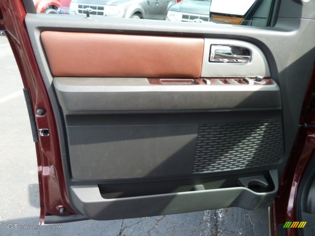 2012 Ford Expedition EL King Ranch 4x4 Chaparral Door Panel Photo #62763607