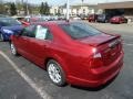 Red Candy Metallic 2012 Ford Fusion SEL V6 AWD Exterior