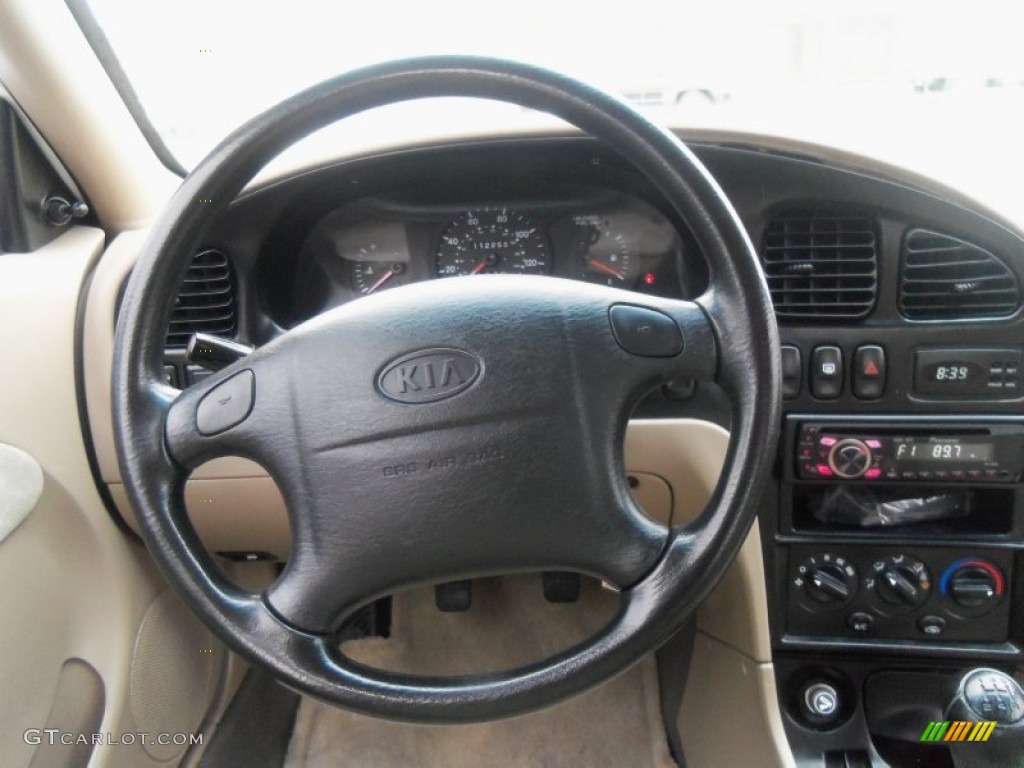2001 Kia Sephia Standard Sephia Model Steering Wheel Photos